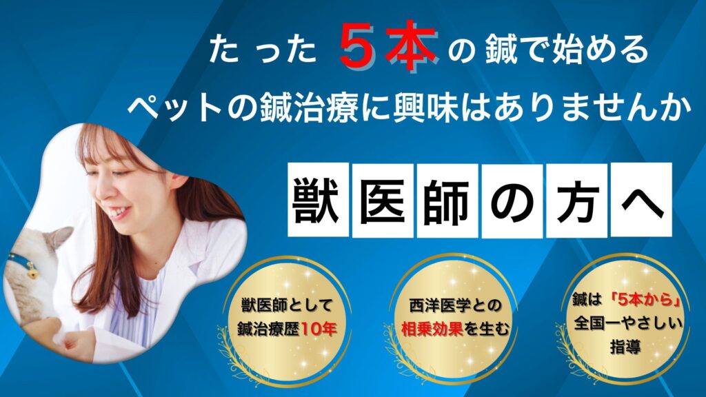 獣医師向け東洋医学講座バナー