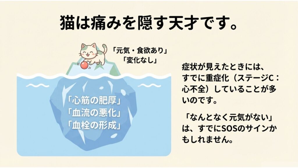 猫は痛みを隠す